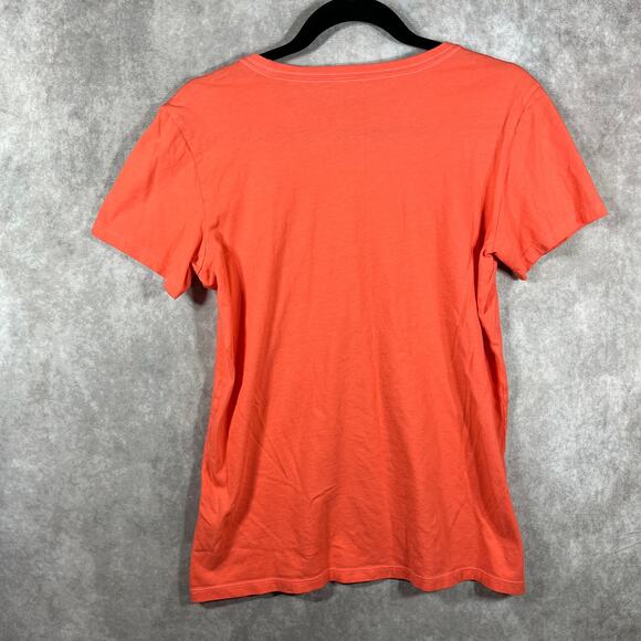 Life Is Good Crusher Lite Tee Shirt‎ Womens Medium Orange Keep It Simple Graphic - Picture 4 of 8